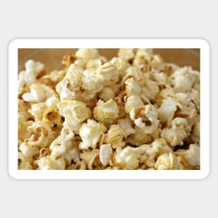 Popcorn close up background texture Sticker